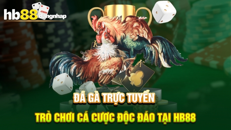 Đá gà trực tuyến - Trò chơi cá cược độc đáo tại HB88